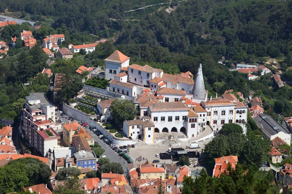 鸟瞰的辛特拉，葡萄牙 — 图库照片