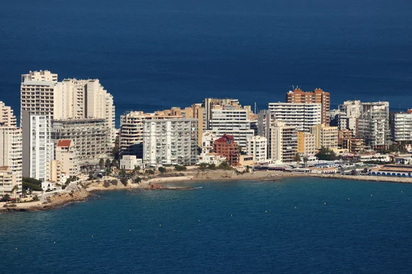 Akdeniz resort calpe, İspanya costa blanca — Stok fotoğraf