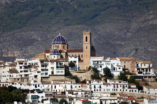 Středomořské letovisko altea, Španělsko — Stock fotografie