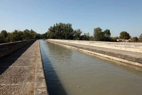 Canal du MIdi em Beziers, sul da França — Fotografia de Stock