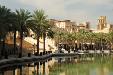 Madinat Jumeirah Hotel in Dubai, UAE clipart