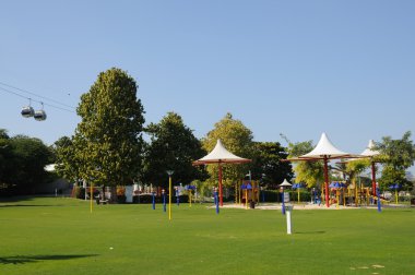 Park in Dubai, United Arab Emirates clipart