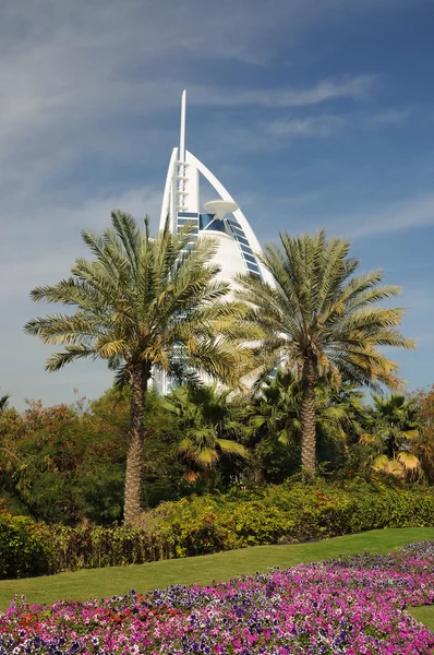 Burj al Arab Hotel ในดูไบ — ภาพถ่ายสต็อก