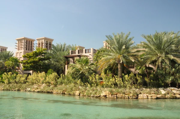 Madinat Jumeirah Resort в Дубае — стоковое фото