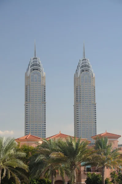 Chrysler Building Copies in Dubai — Stock Photo, Image