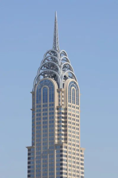 Αντίγραφο κτίριο Chrysler στο Ντουμπάι — Φωτογραφία Αρχείου