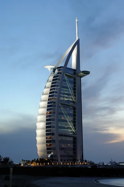 Szállás-burj al arab, Dubai, Egyesült arab Emírségek — Stock Fotó