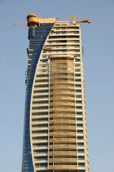 Moderne Wolkenkratzer-Baustelle — Stockfoto