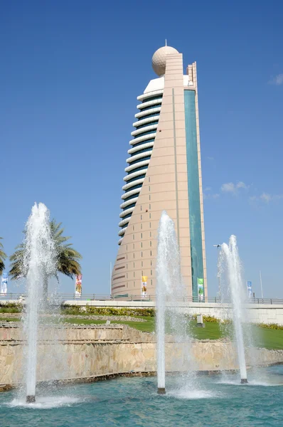 Etisalat башта у місті Дубай — стокове фото