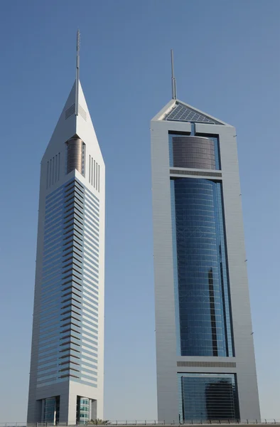 Las torres Emirates en Dubai — Foto de Stock