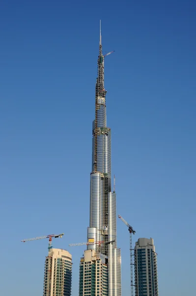 O arranha-céu mais alto do mundo Burj Dubai — Fotografia de Stock