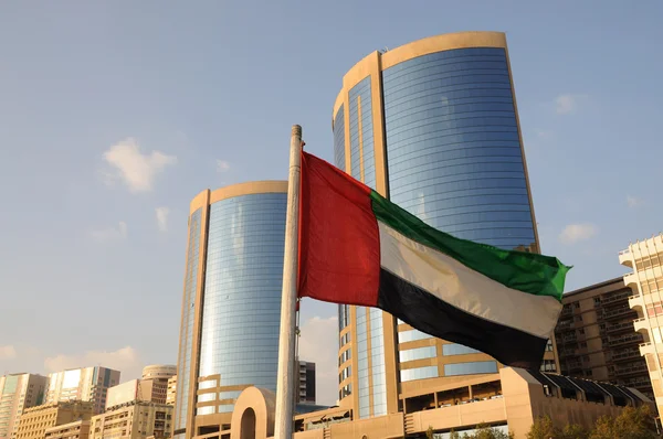 Flagga Förenade Arabemiraten i dubai — Stockfoto