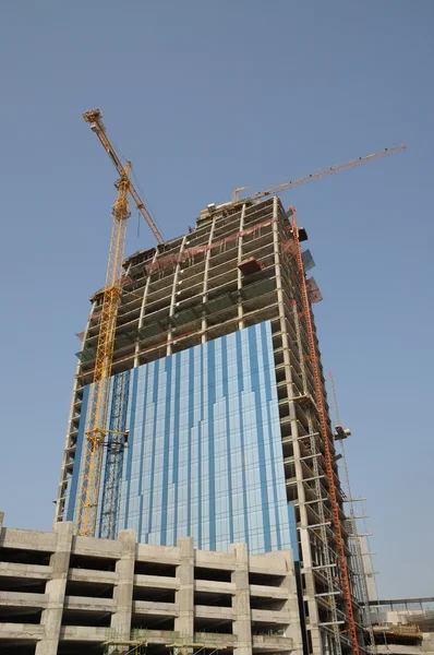 Skyscraper construction site — Stock Photo, Image