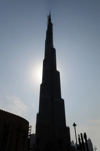 Світ найвищий хмарочос Бурдж Дубай — стокове фото