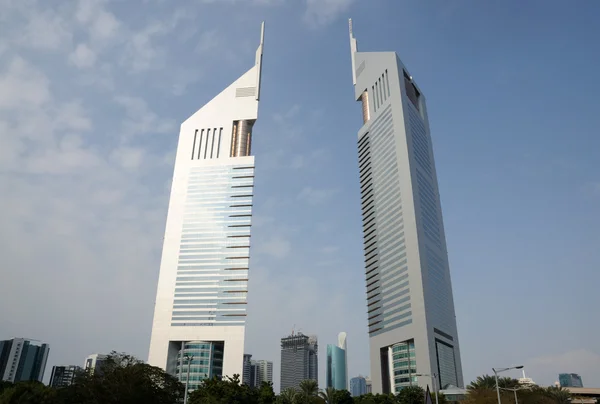 Emirates towers v Dubaji — Stock fotografie