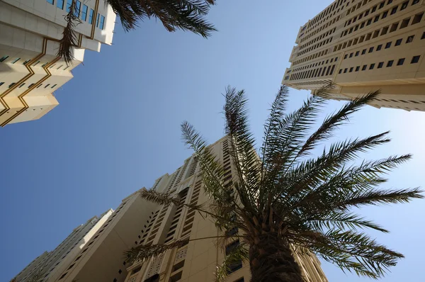 Bâtiments en hauteur dans la ville de Dubaï — Photo