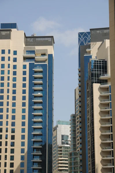Highrise buildings in Dubai Marina — Stock Photo, Image