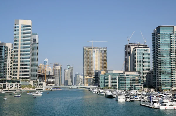 迪拜码头的视图 — 图库照片
