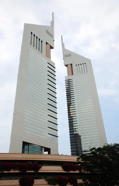 As Torres Emirates em Dubai, Emirados Árabes Unidos — Fotografia de Stock