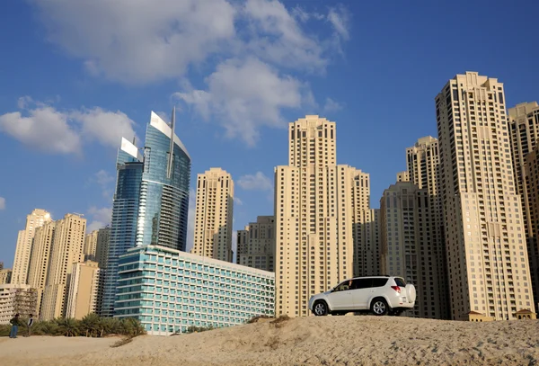 Gród budynków w Dubaju — Zdjęcie stockowe