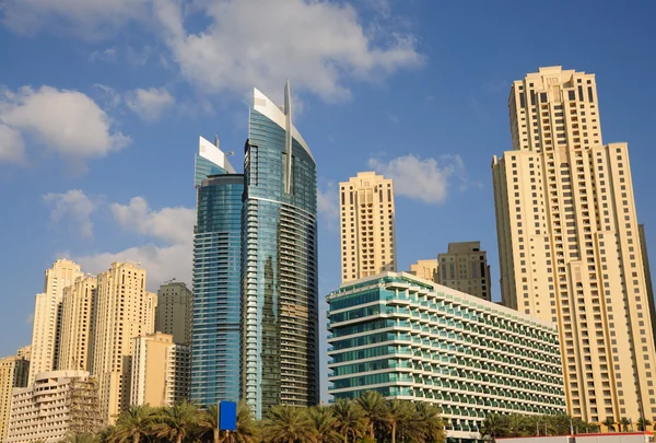 Highrise buildings in Dubai, United Arab Emirates — Stok fotoğraf