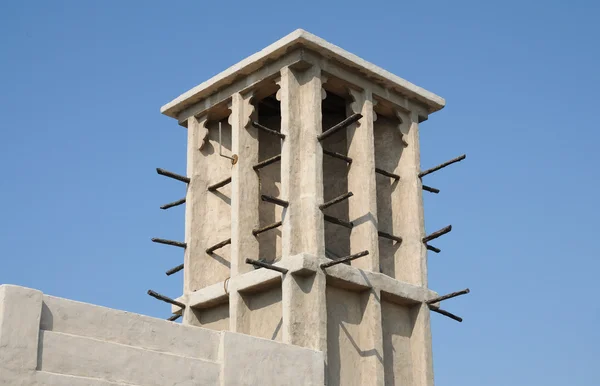 Torre de vento árabe tradicional em Dubai — Fotografia de Stock