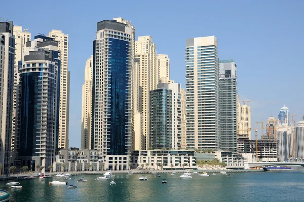 Dubai marina, förenade arabiska emirat — Stockfoto