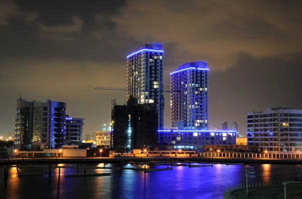 阿拉伯联合酋长国迪拜港湾夜市 — 图库照片