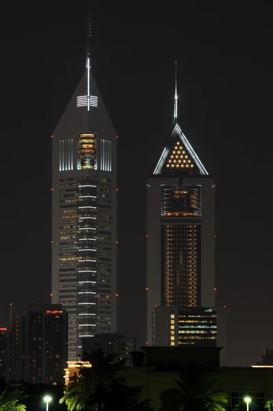 The Emirates Towers in Dubai, United Arab Emirates — Stock Photo, Image