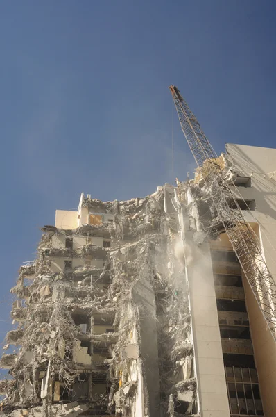 stock image Building under demolition