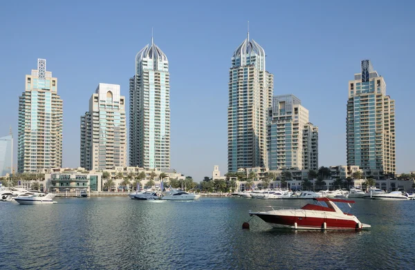 Dubai marina, Spojené arabské emiráty — Stock fotografie