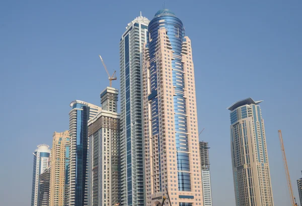 Highrise byggnaderna i dubai, Förenade Arabemiraten — Stockfoto