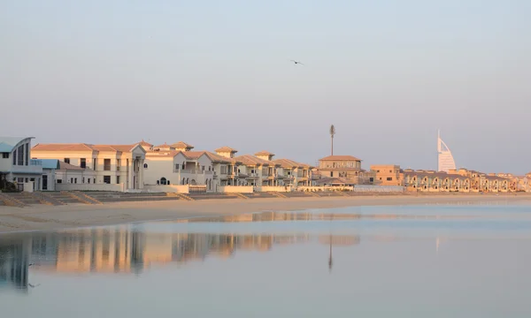 Житлових будинків на острові Пальма Джумейра в Дубаї — стокове фото