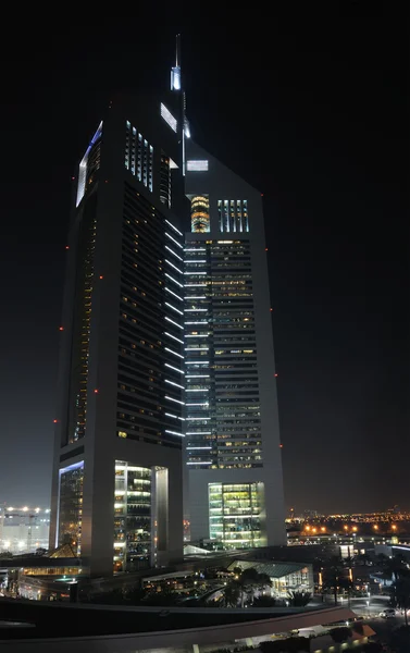Emirates Towers a Dubai, Emirati Arabi Uniti — Foto Stock