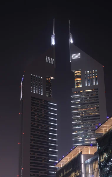 Emirates towers, Dubai, Egyesült arab Emírségek — Stock Fotó