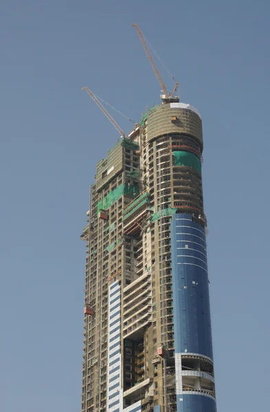 Highrise building construction in Dubai, United Arab Emirates — Stockfoto