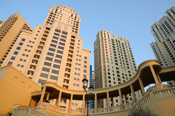 高层建筑在迪拜，阿拉伯联合酋长国 — 图库照片