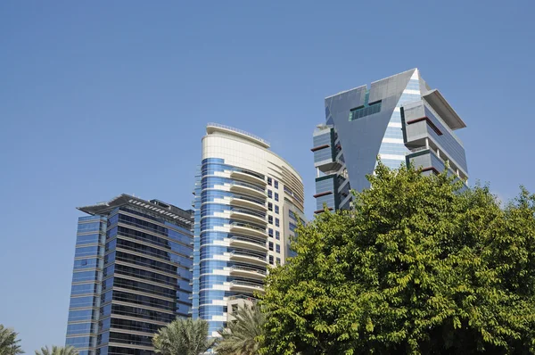 Highrise byggnaderna i dubai, Förenade Arabemiraten — Stock fotografie