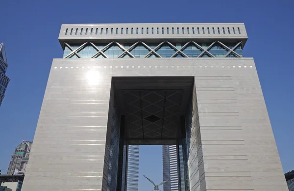 Gate Building in Dubai Financial District — Stock Photo, Image