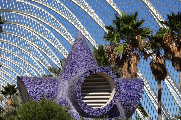 Stadt der Künste und Wissenschaften in Valencia, Spanien. — Stockfoto