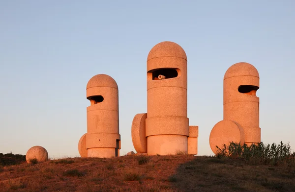 Look-out towers in Languedoc-Roussillon, southern France — Stock Photo, Image