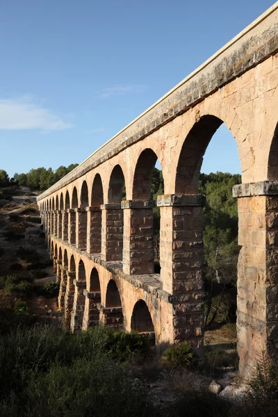 Antika romerska akvedukten i tarragona, Spanien — Stockfoto
