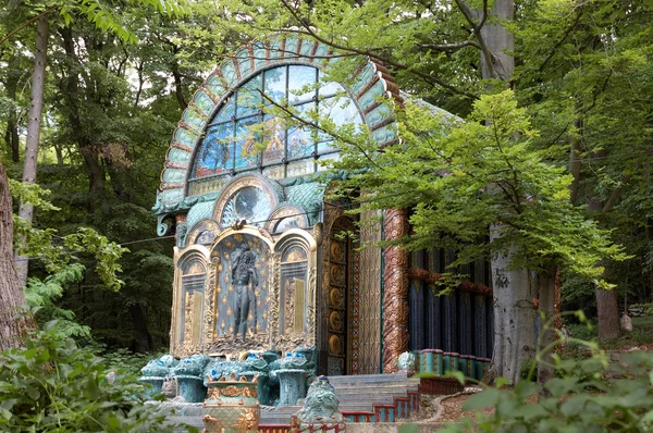 Pavilon na wagner villa ve Vídni, Rakousko — Stock fotografie