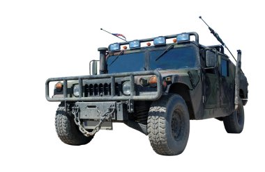 US Military Truck Hummer H1 Humvee clipart