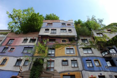 The Hundertwasser House in Vienna, Austria clipart