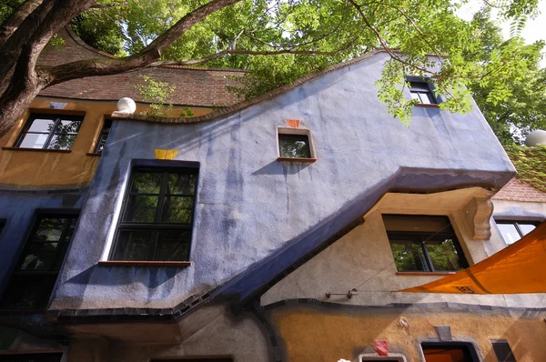 奥地利维也纳Hundertwasser House — 图库照片
