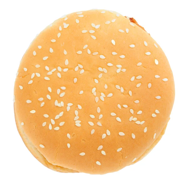白い背景で隔離のハンバーガー — ストック写真