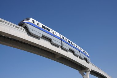 Modern Monorail in Dubai, United Arab Emirates clipart