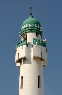 Minaret in Abu Dhabi clipart