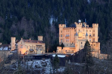 Castle Hohenschwangau in Bavaria, Germany clipart